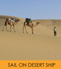 SAIL ON DESERT SHIP