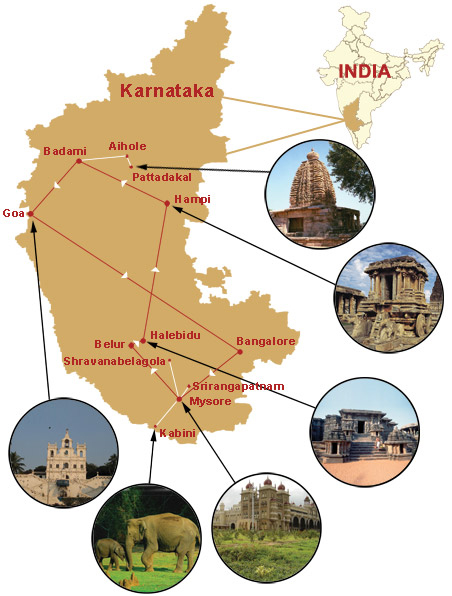 Map of Banglore To Goa